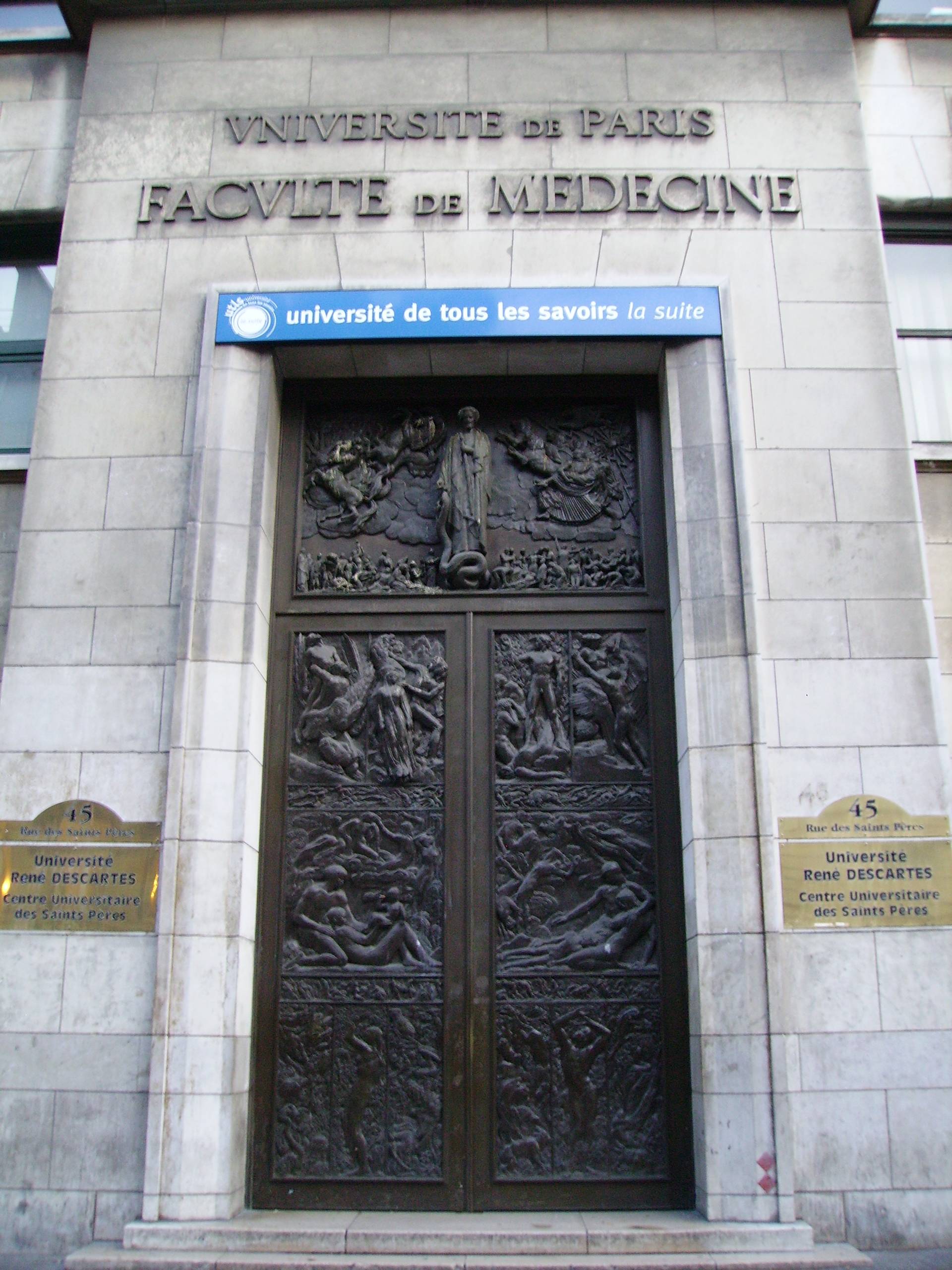 Porte de la faculté de médecine