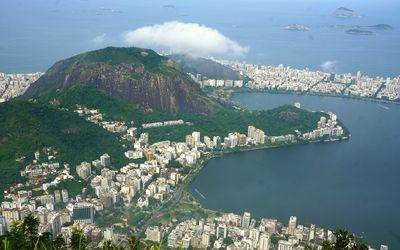 La vue sur la baie de Rio