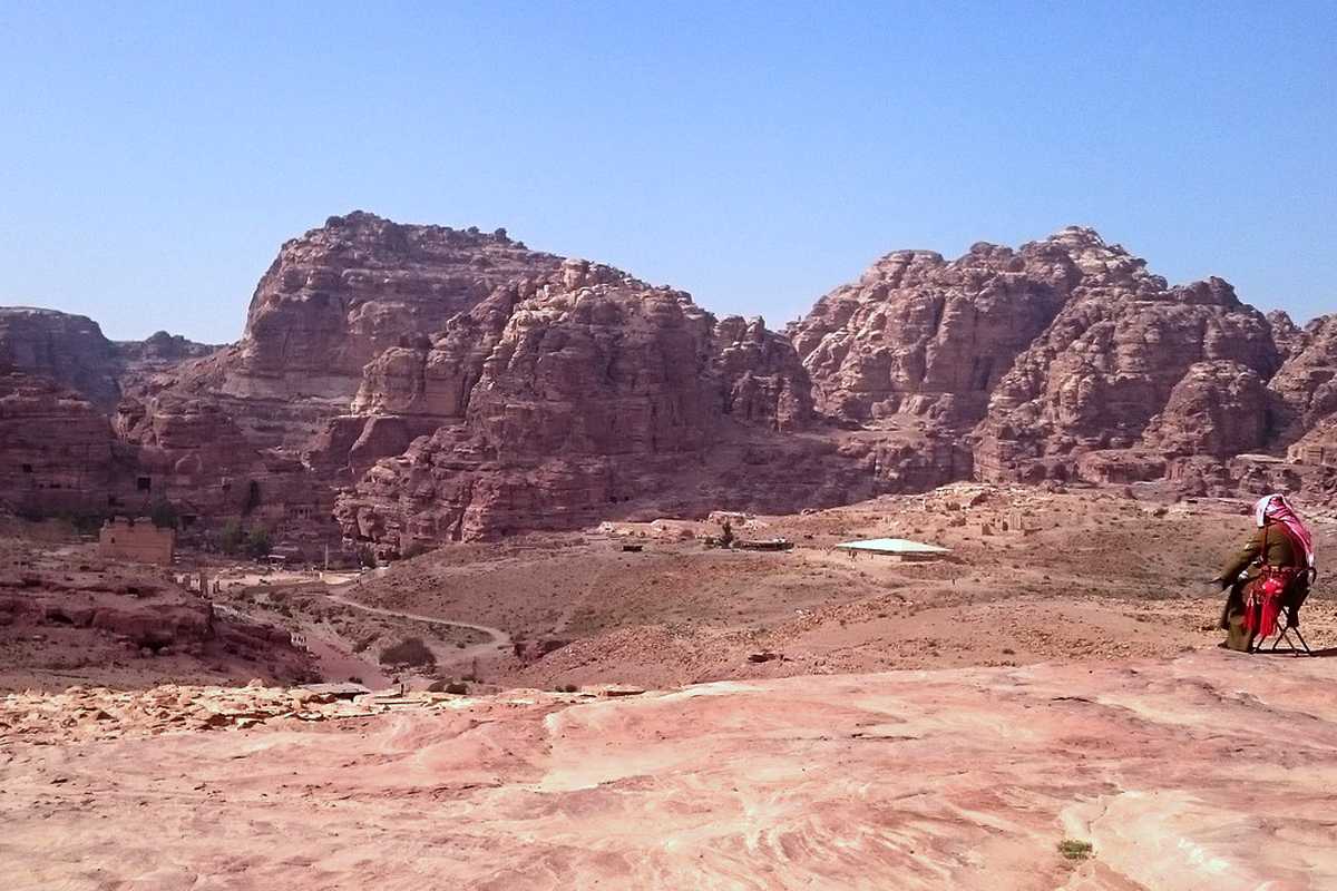 Vue générale sur Pétra