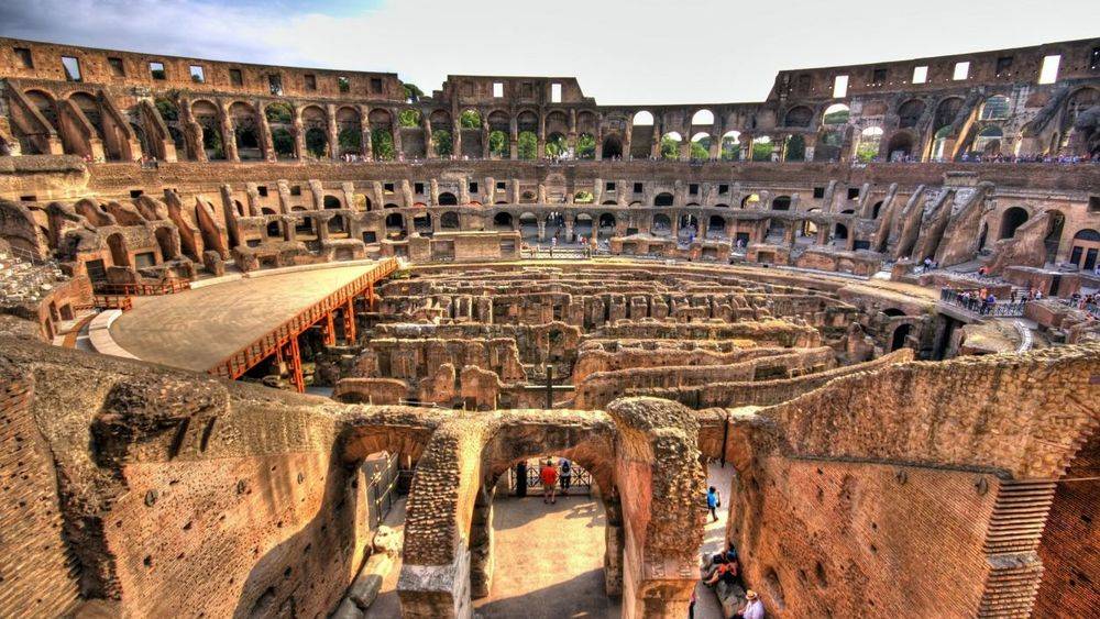 L'intérieur du Colisée