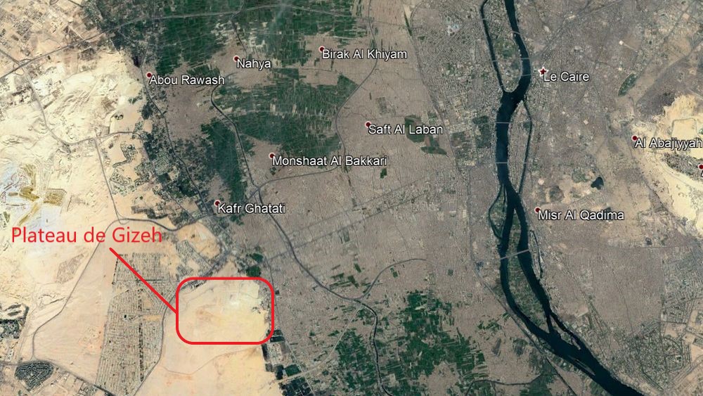 Emplacement Des Pyramides Degypte