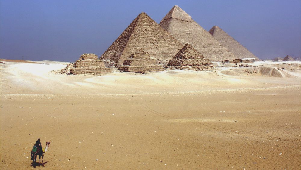 Les trois pyramides de Gizeh