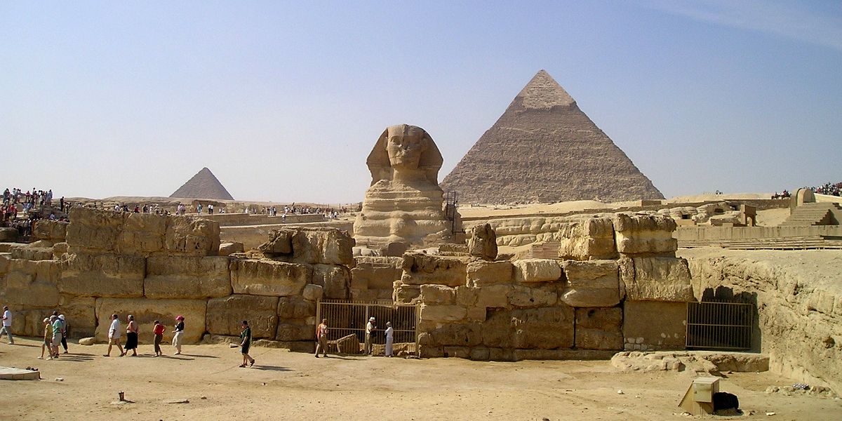 Les pyramides et le Sphinx