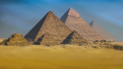 Les trois pyramides de Gizeh