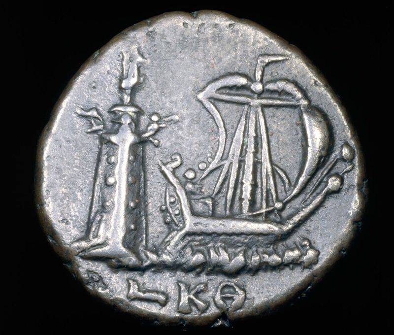 Pièce de monnaie sous Commode (180–192)