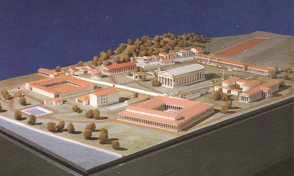 Maquette d'Olympie