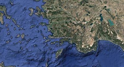 Vue aérienne de la Turquie