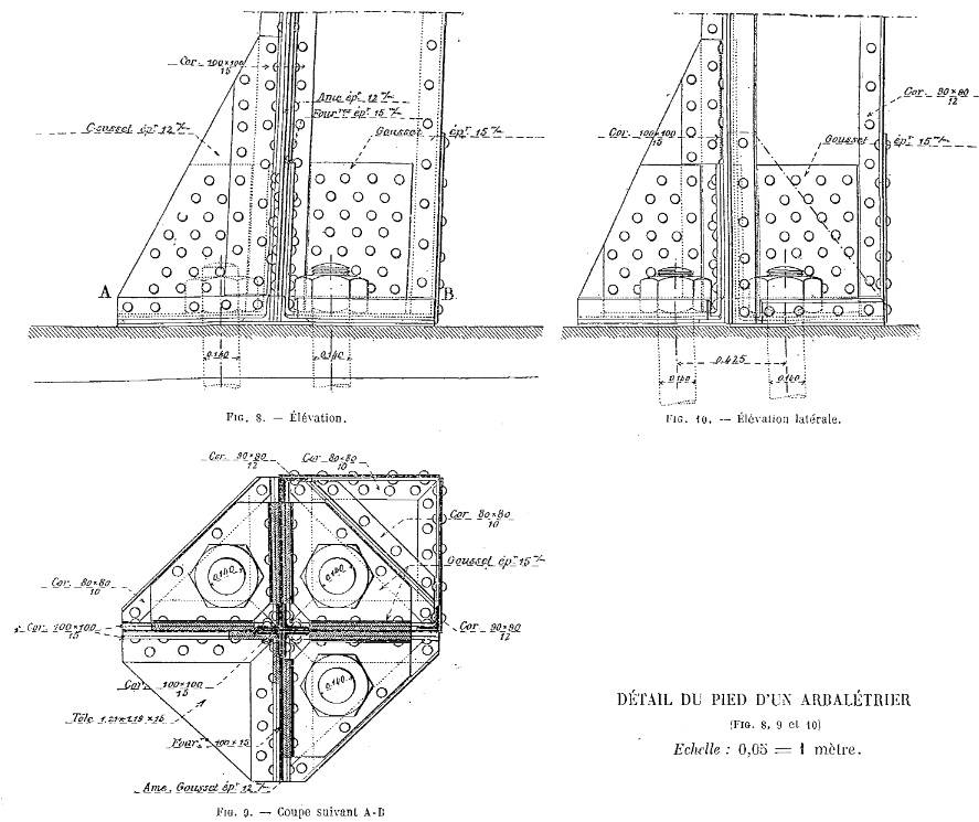 Plan des arbalétriers