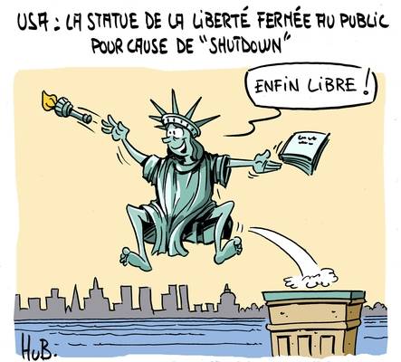 Statue après le shutdown