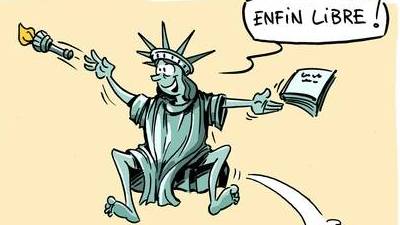 Humour sur la statue de la liberté