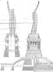 Structure de la statue