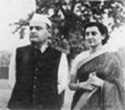 Feroze et Indira Gandhi