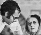 Sanjay et Indira Gandhi