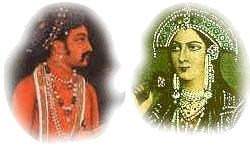 Shah Jahan et Mumtaz Mahal