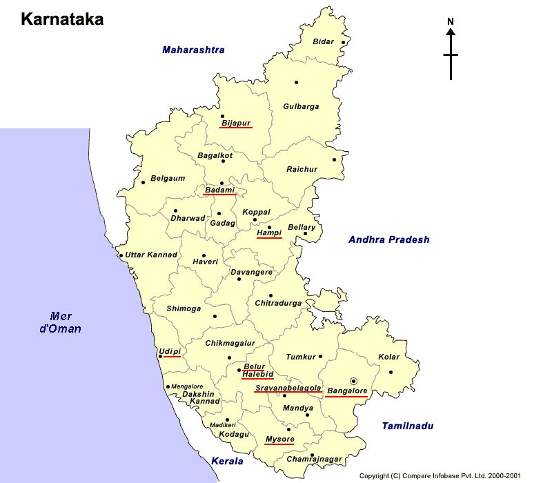 Carte Karnataka