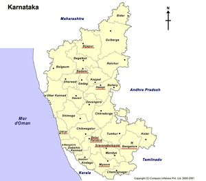 Carte Karnataka