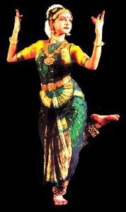 Danseuse de bharata natyam