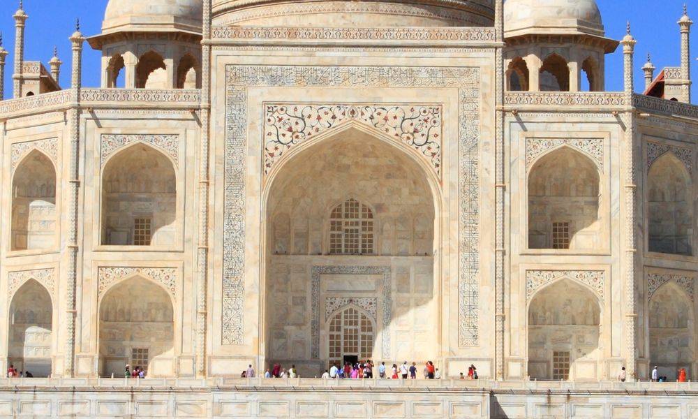 Façade du Taj Mahal