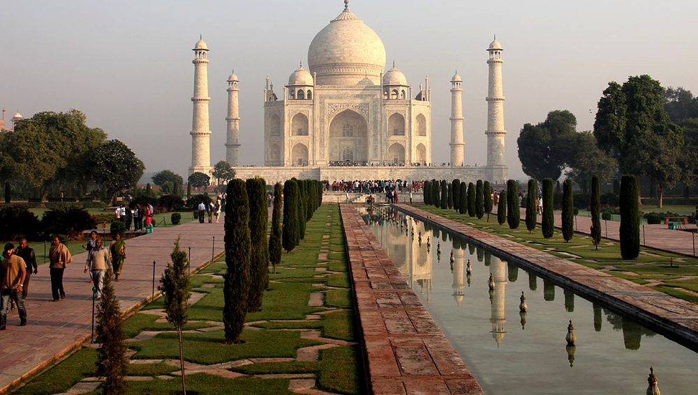 taj mahal jardin