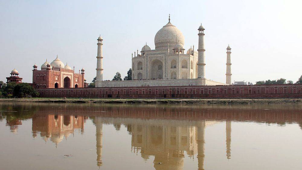 Le Taj Mahal vu du côté Nord