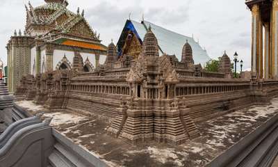 La maquette d'Angkor Vat