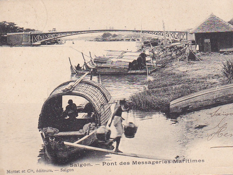 Pont des Messageires, au Viet-Nam