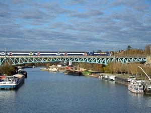 Viaduc de Conflans-Sainte Honorine, Yvelines, France