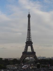 Vue générale sur la tour Eiffel