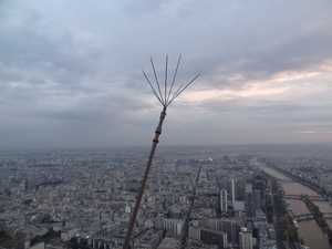 Un des paratonnerres de la tour