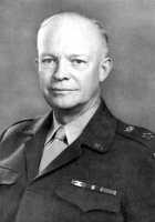 Le président des USA Dwight Eisenhower