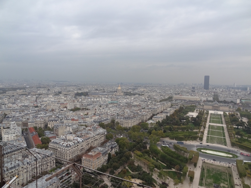 Paris vu du 2e étage de la tour Eiffel