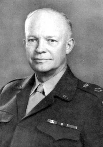 Le président des USA Dwight Eisenhower