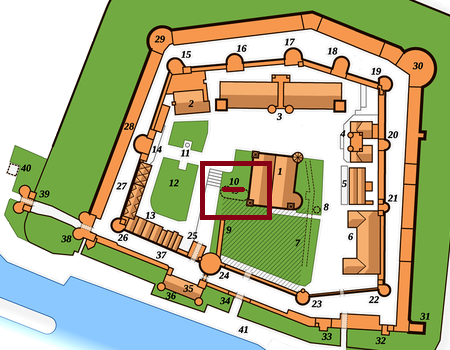 Emplacement de la porte Coldharbour