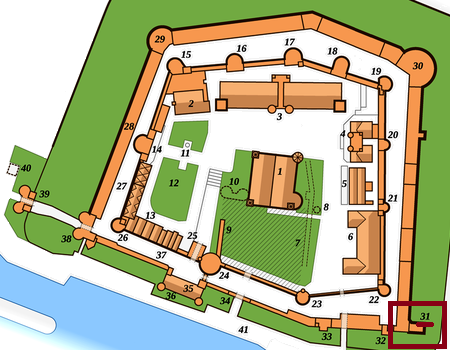 Emplacement de la tour Develin