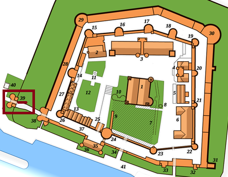 Emplacement de la tour intermédiaire