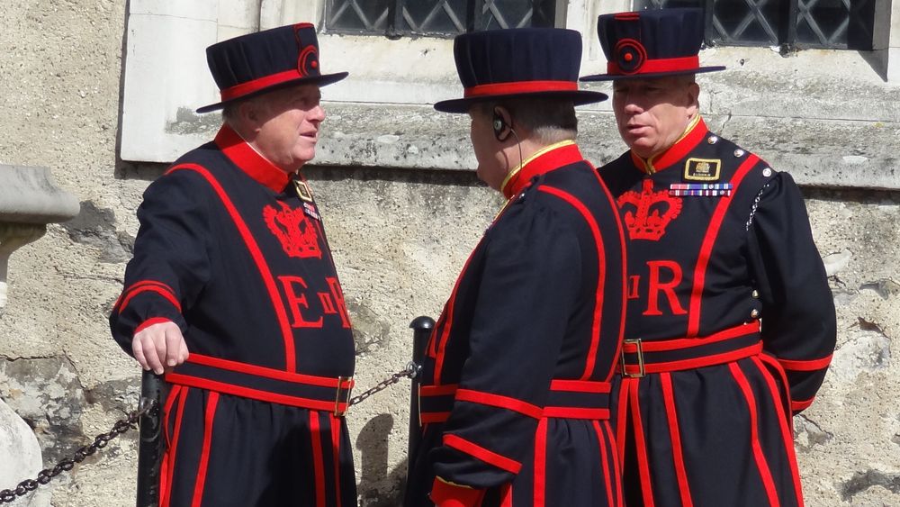 Trois beefeaters